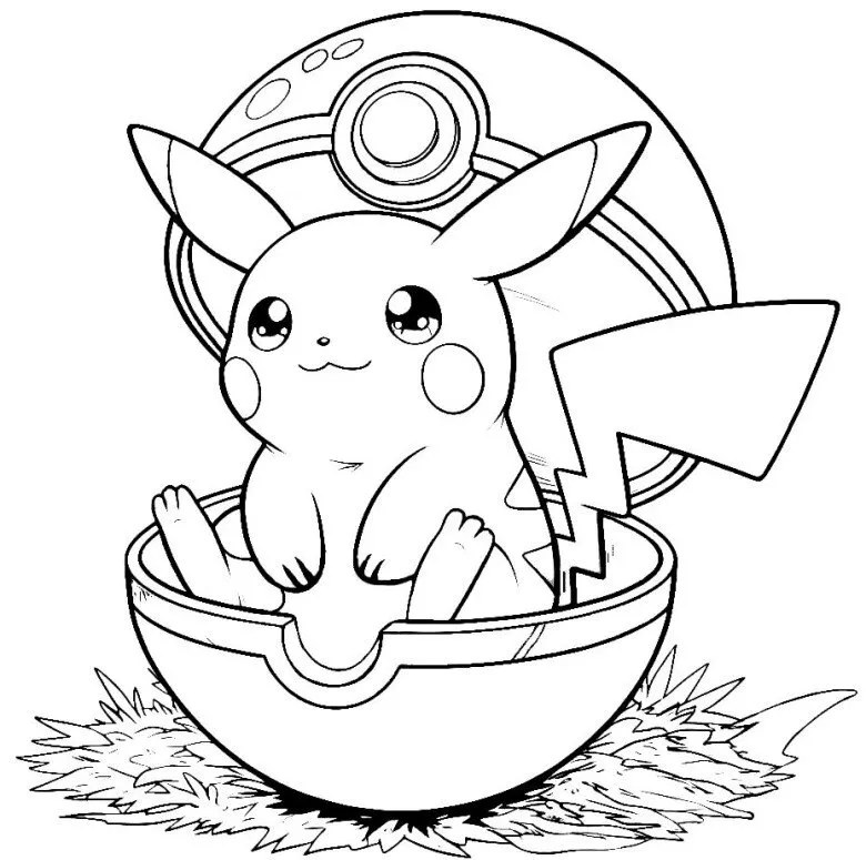Tranh tô màu Pokemon