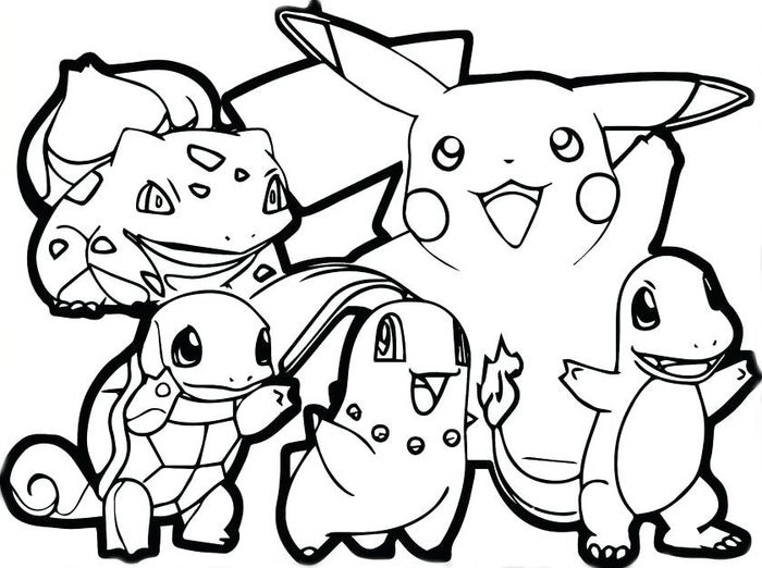 Tranh tô màu Pokemon
