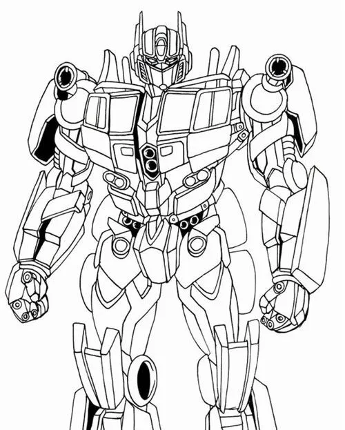 Tranh tô màu robot