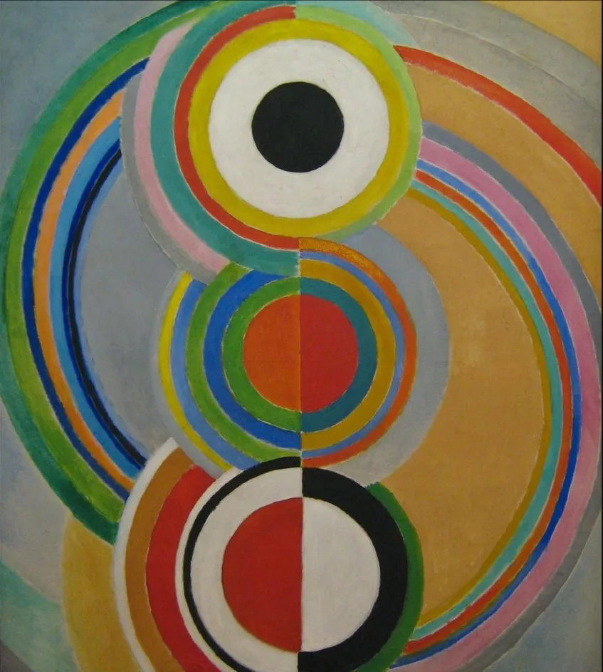 Kiệt tác nghệ thuật trừu tượng hình học Rythme năm 1938 của nữ họa sĩ Sonia Delaunay