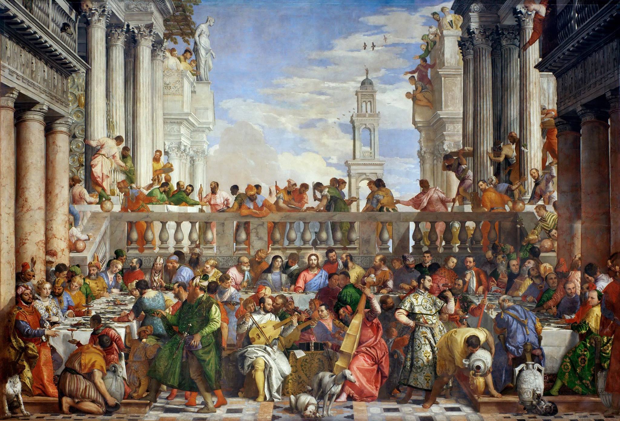 Bức tranh "Đám cưới tại Cana" - Paolo Veronese (1563)