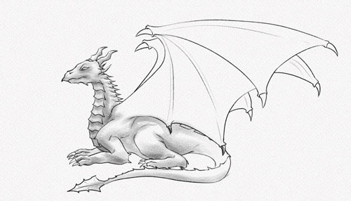 Học vẽ con rồng | 15 bước cơ bản vẽ con rồng | Mỹ Thuật Bụi