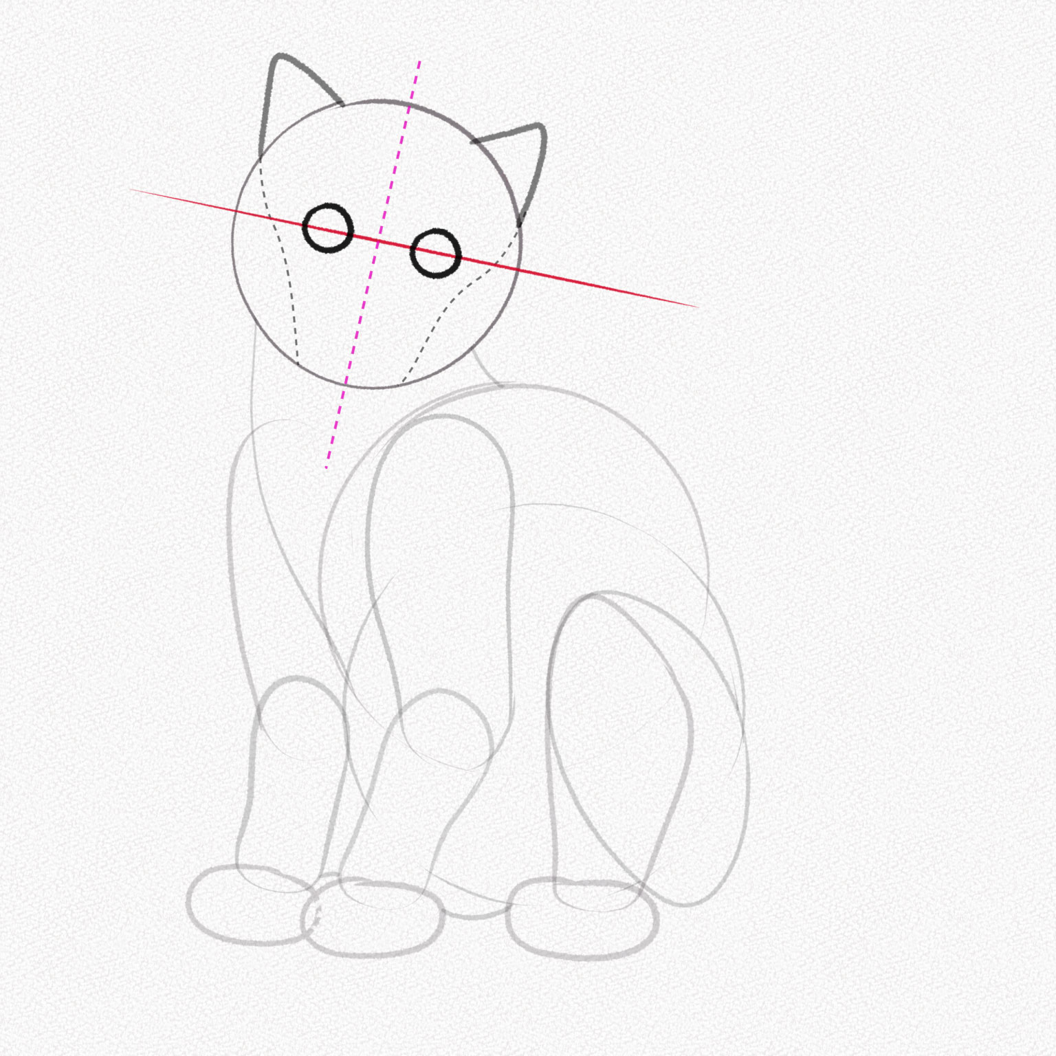 Cách vẽ con mèo dễ thương và đơn giản Cách vẽ mẫu con mèo dễ thương  Kênh  Văn Hay