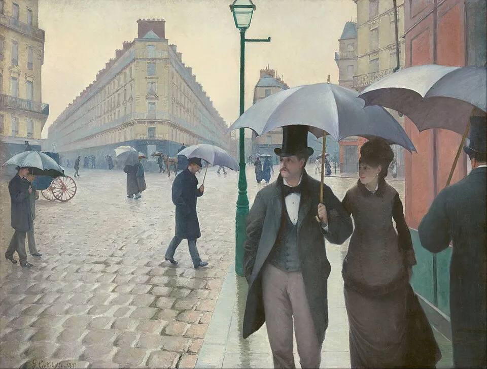 Tác phẩm Đường Phố Paris, Ngày Mưa – Gustave Caillebotte, 1877 Tác phẩm Đường Phố Paris, Ngày Mưa – Gustave Caillebotte, 1877