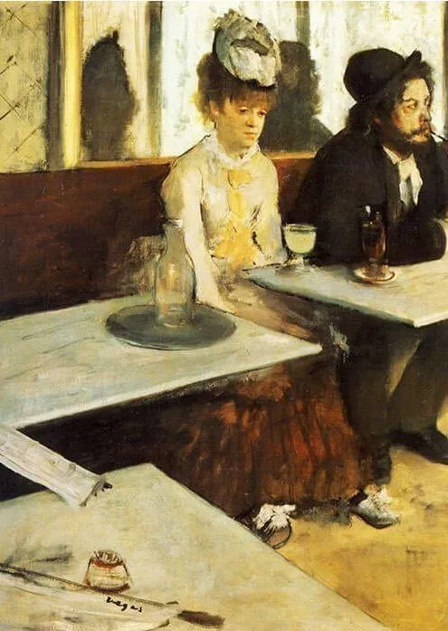 Tác phẩm "Những Người Uống Rượu Absinthe" – Edgar Degas, 1876 Tác phẩm "Những Người Uống Rượu Absinthe" – Edgar Degas, 1876