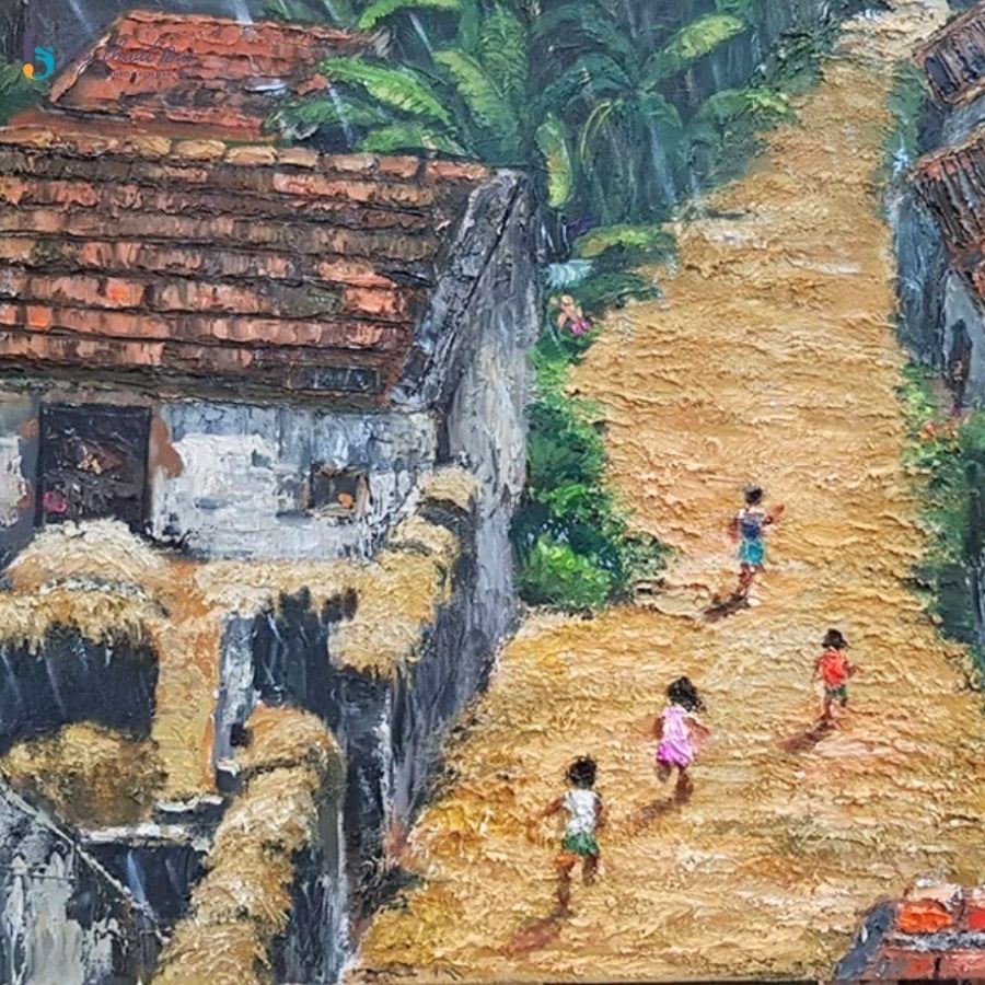 Vẽ tranh phong cảnh quê hương Vẽ tranh phong cảnh quê hương