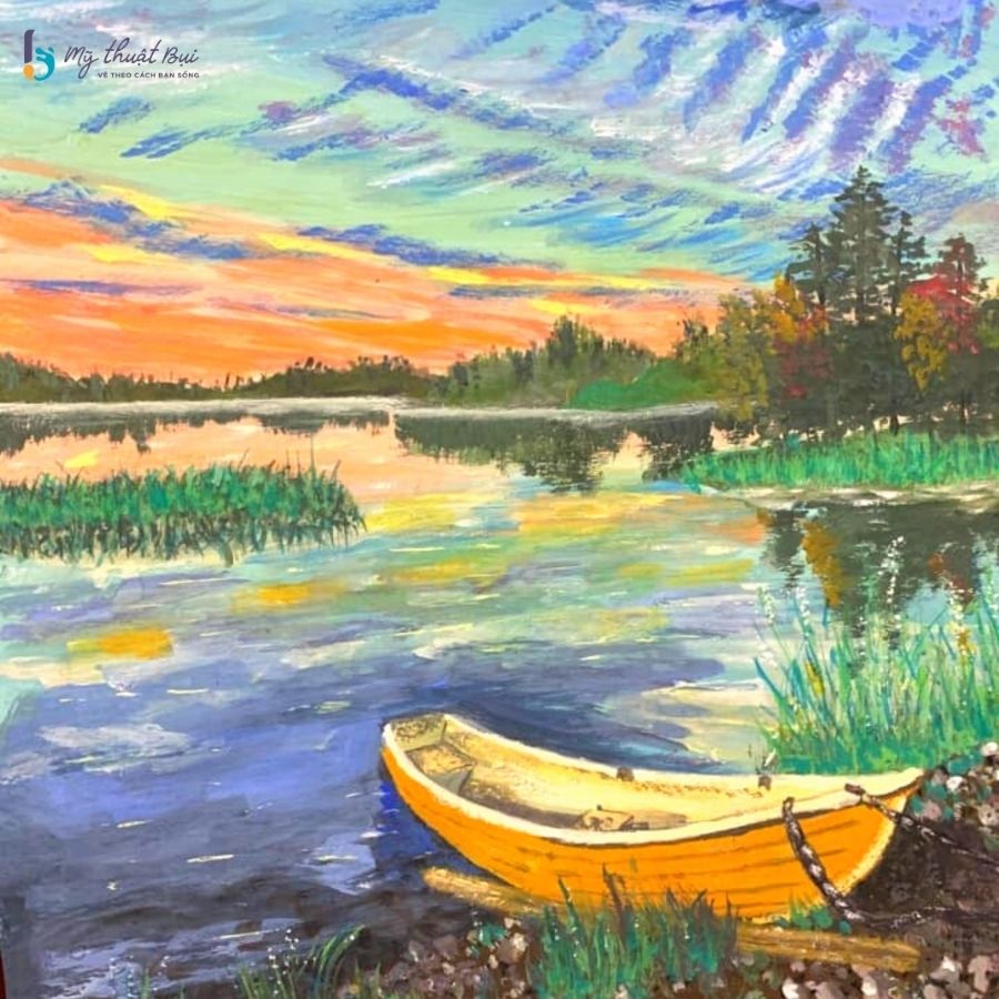 Vẽ tranh phong cảnh thiên nhiên Vẽ tranh phong cảnh thiên nhiên