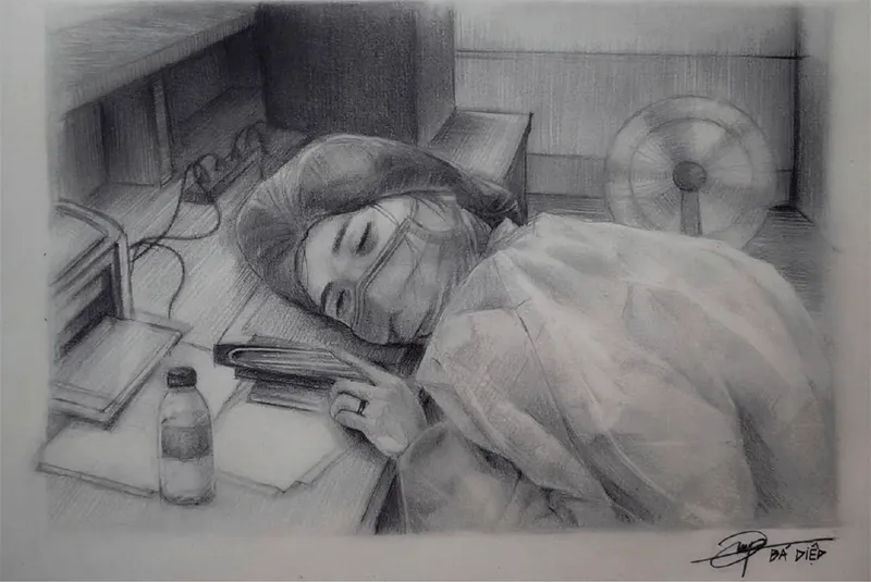 Ký họa dáng người mùa Covid Ký họa dáng người mùa Covid