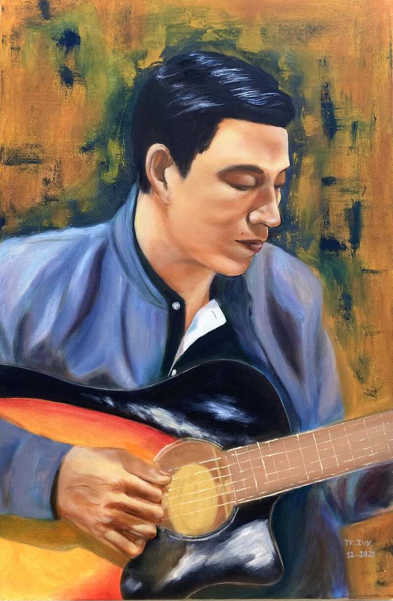 Tranh vẽ chân dung sơn dầu