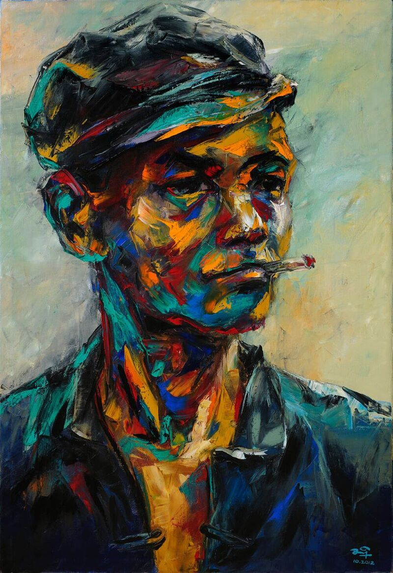 Tranh vẽ chân dung sơn dầu