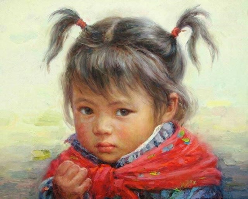 Tranh vẽ chân dung sơn dầu