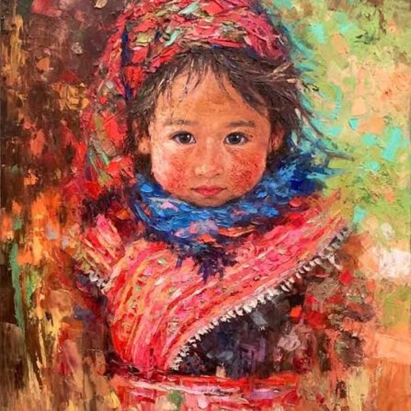 Tranh vẽ chân dung sơn dầu