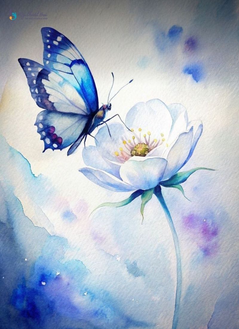 Hình vẽ con bướm đẹp