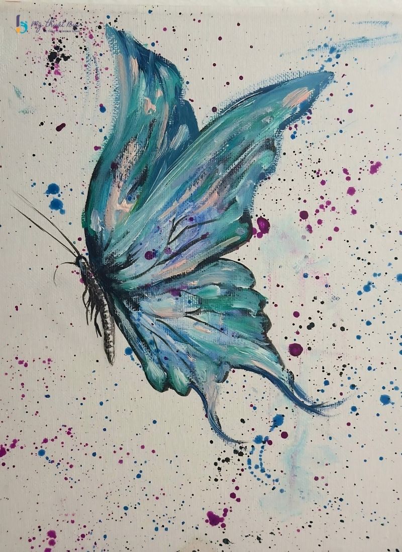 Hình vẽ con bướm đẹp