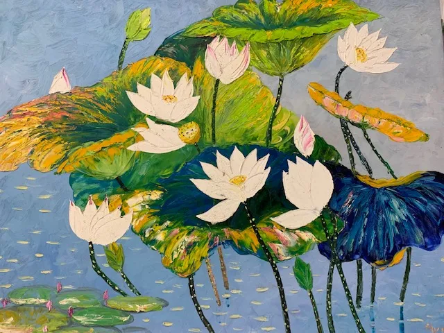 Lưu ý khi vẽ tranh hoa sen để đạt hiệu quả thẩm mỹ Lưu ý khi vẽ tranh hoa sen để đạt hiệu quả thẩm mỹ