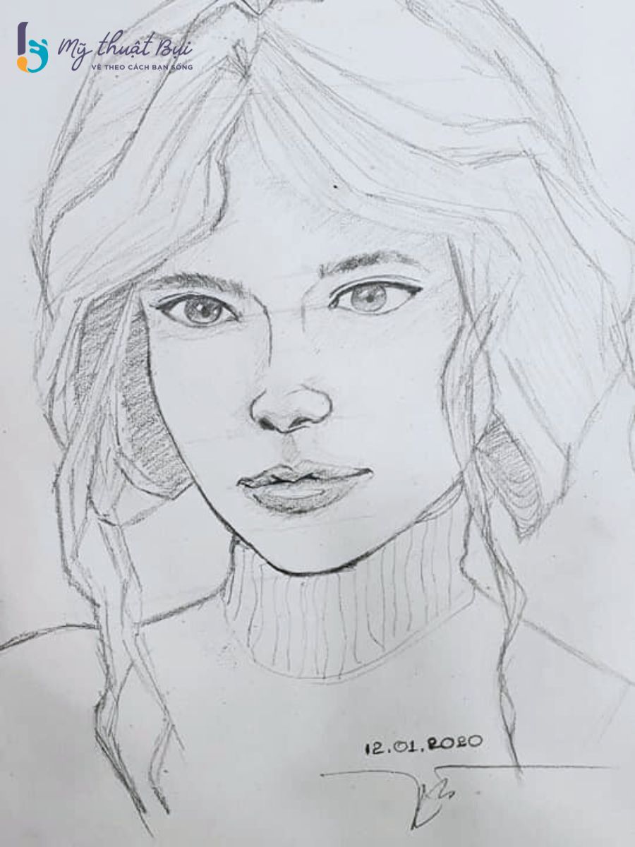 Tranh ký họa chân dung