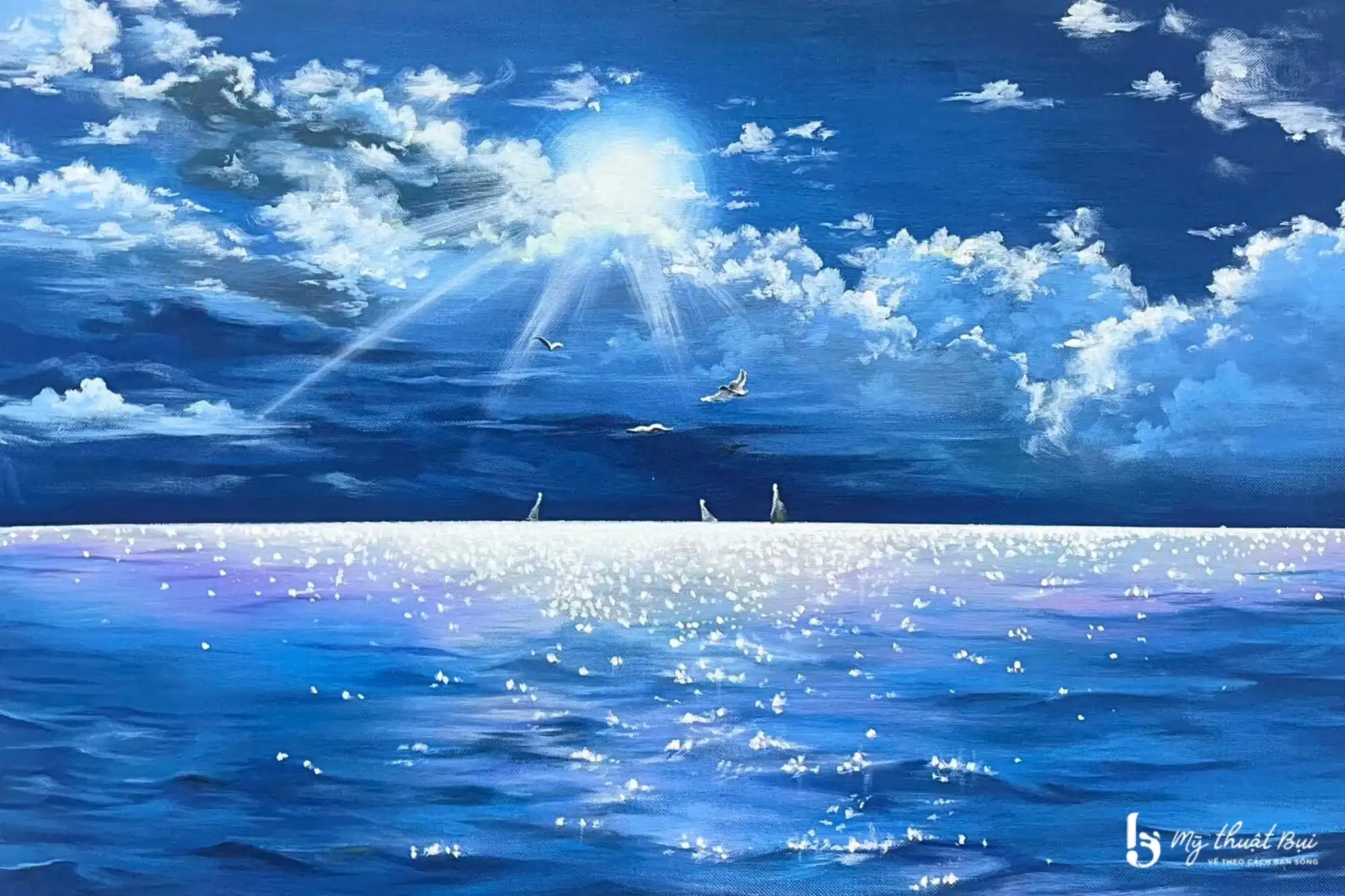 Tranh phong cảnh biển đẹp