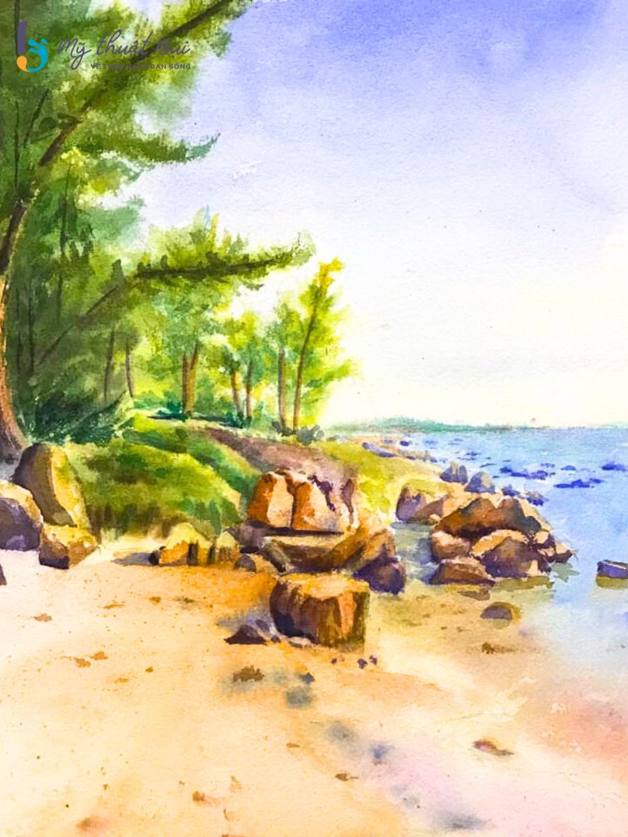 Tranh phong cảnh màu nước