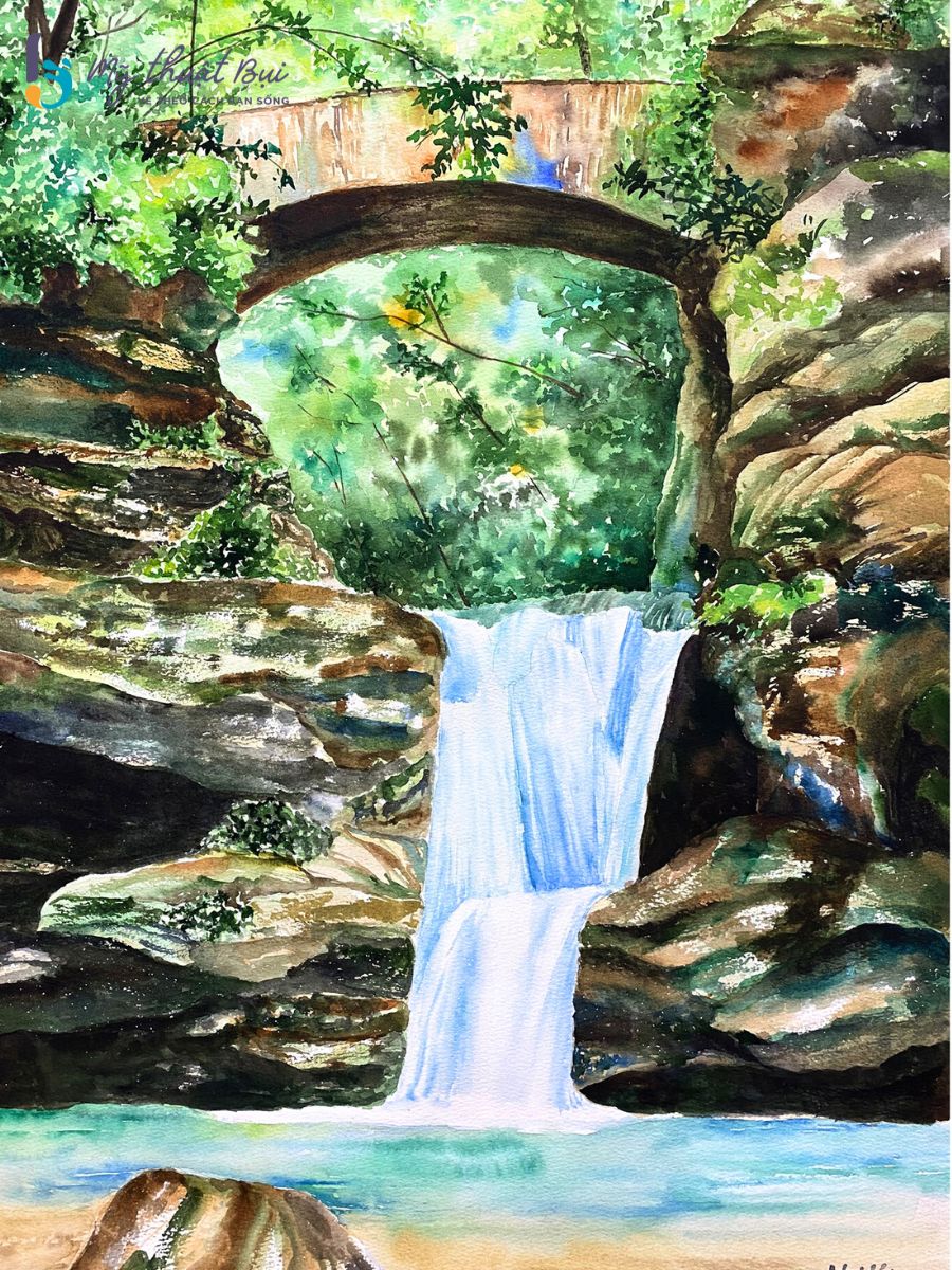 Tranh phong cảnh màu nước