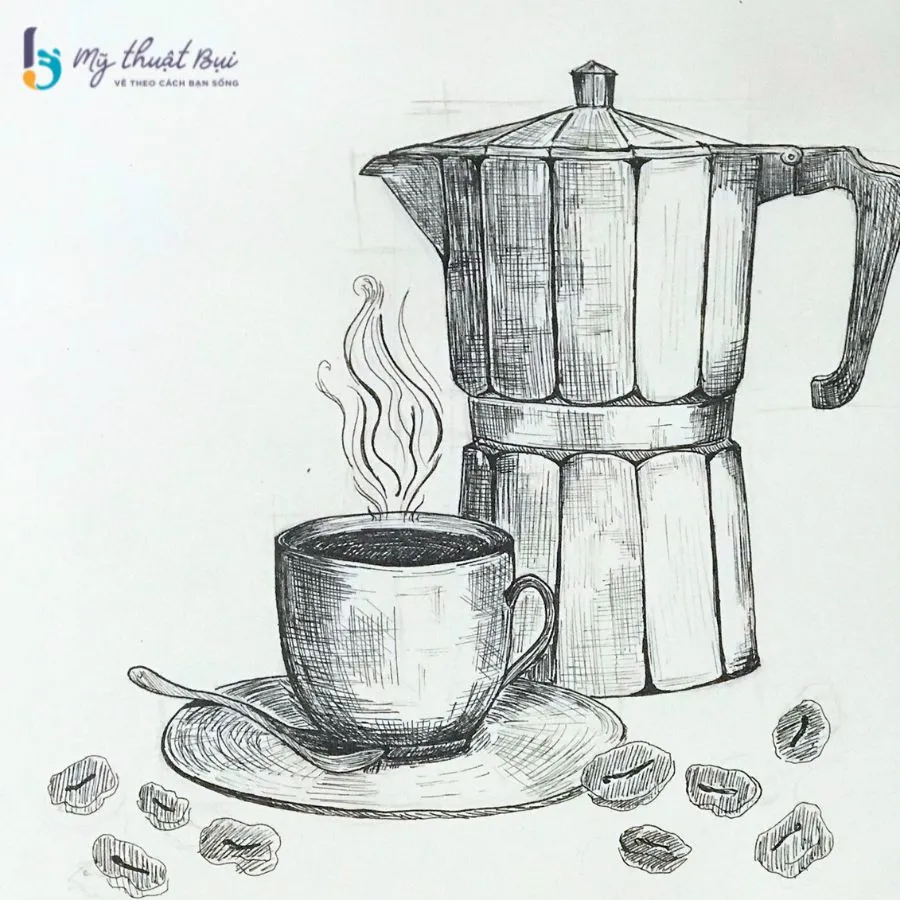 Tranh vẽ chủ đề cuộc sống thường nhật 3