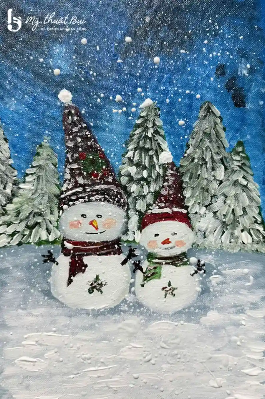 Tranh vẽ chủ đề giáng sinh 2