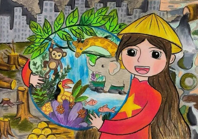 Vẽ bảo vệ động vật