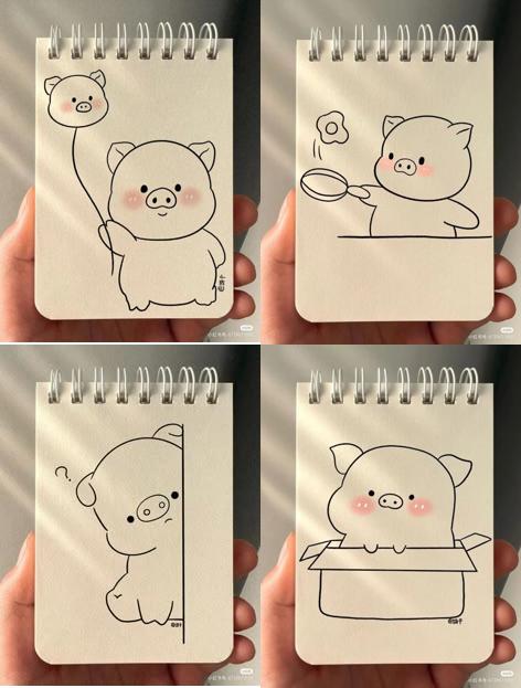 Vẽ con vật cute dễ thương