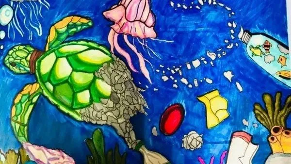 Vẽ tranh bảo vệ môi trường biển đẹp nhất