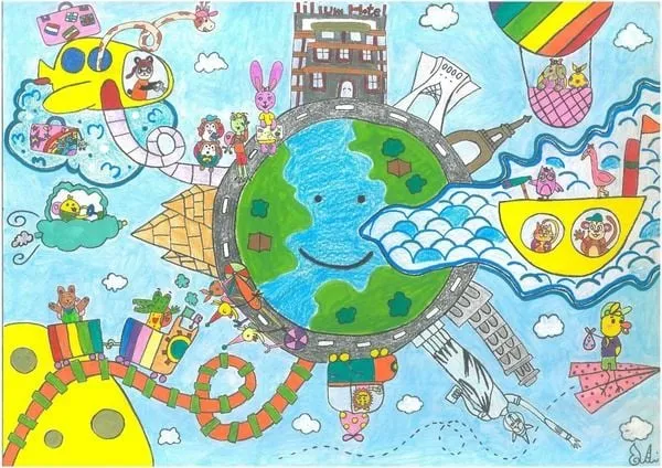 Vẽ tranh bảo vệ trái đất xanh