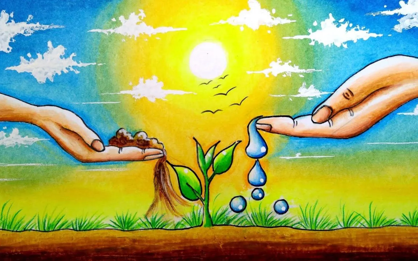 Vẽ tranh tuyên truyền bảo vệ rừng