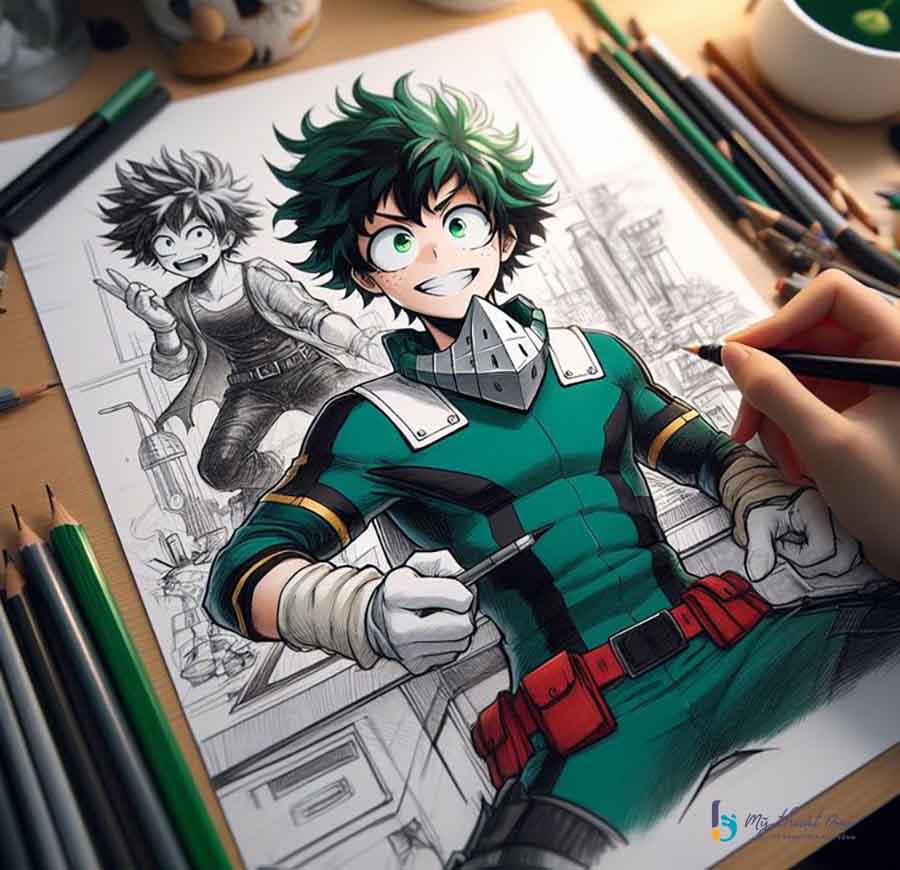 Hình vẽ anime đơn giản ngầu Hình vẽ anime đơn giản ngầu