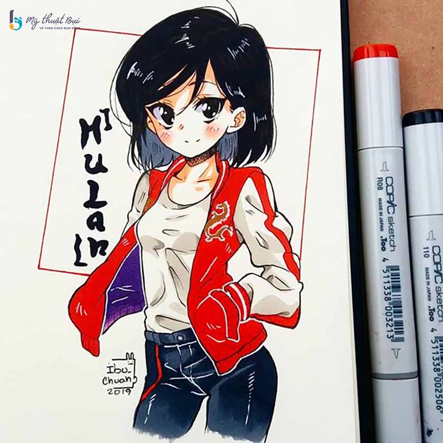 Tranh vẽ anime đẹp Tranh vẽ anime đẹp