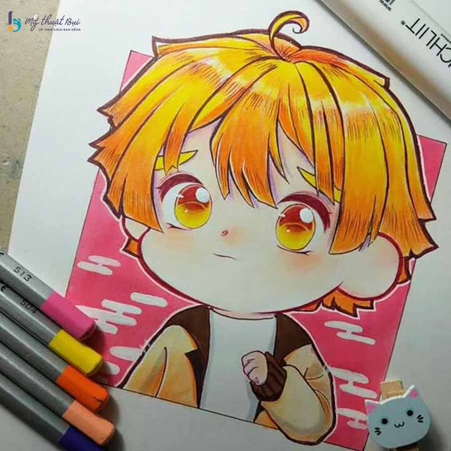 Tranh vẽ chibi anime Tranh vẽ chibi anime