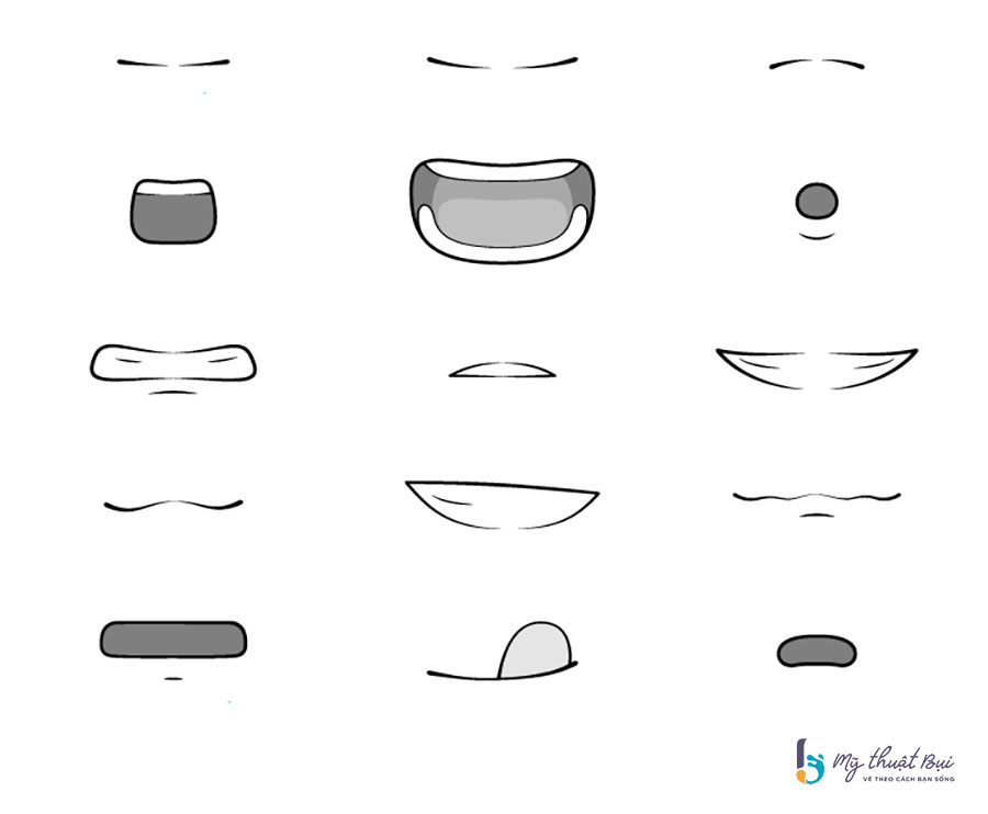 Vẽ môi anime