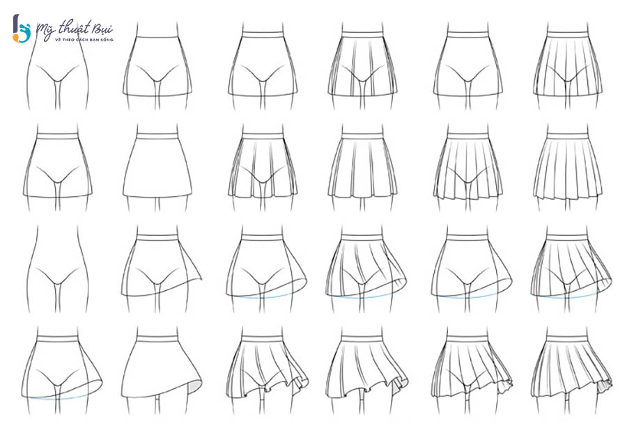 Vẽ váy anime