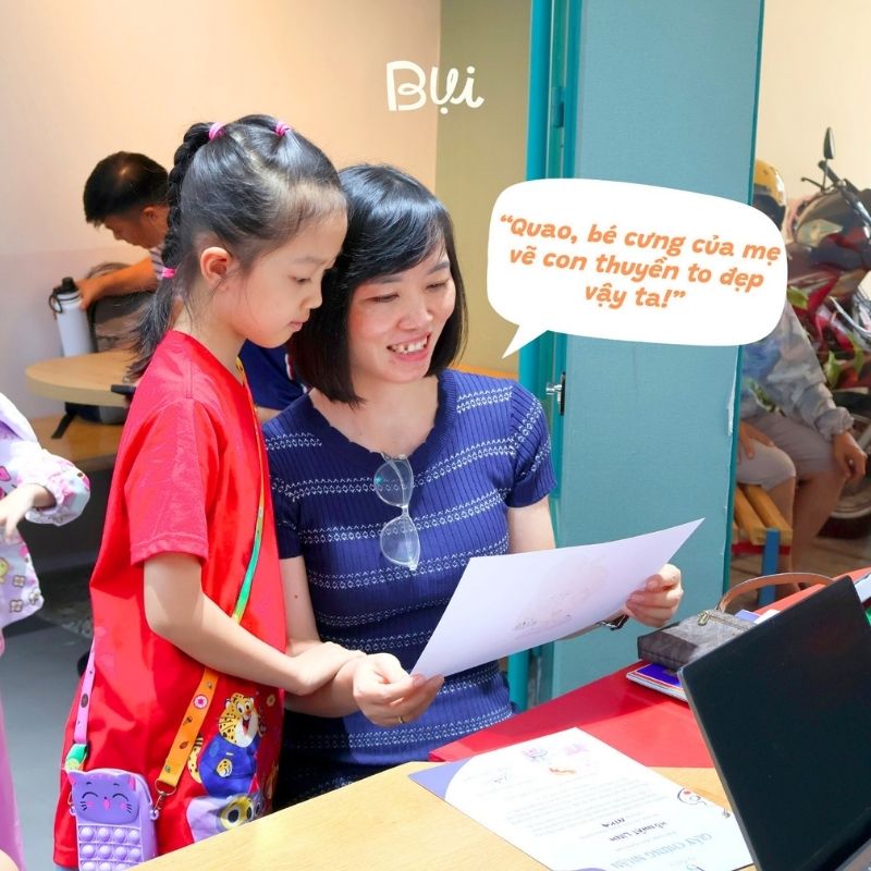 Con nói gì với ba mẹ sau buổi học tại Bụi Nhỏ