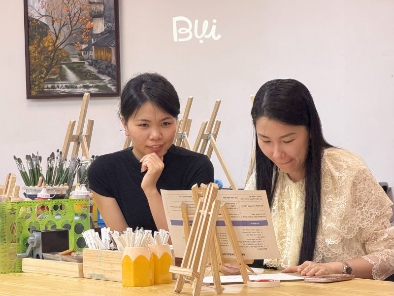 Đội ngũ giảng viên tại Mỹ Thuật Bụi cơ sở Ba Đình