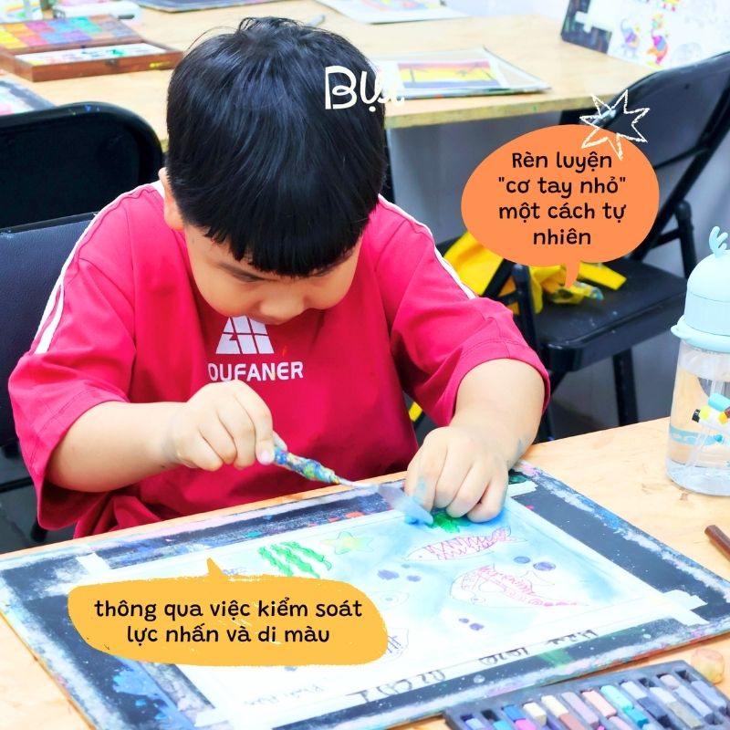 Hình ảnh học viên lớp Bụi Nhỏ cơ sở Thái Thịnh