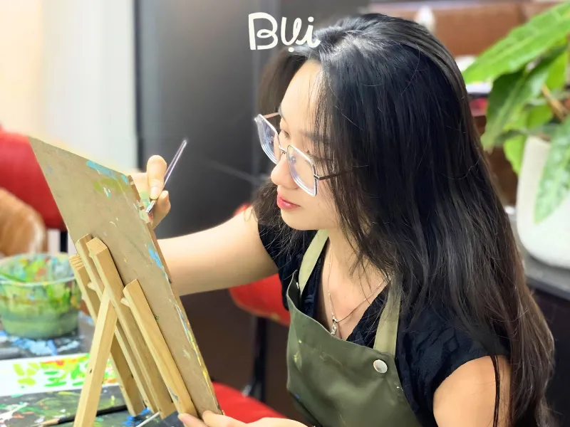 Hình ảnh học viên tại lớp dạy vẽ quận 7