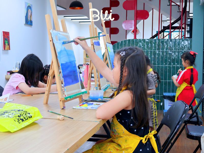 Kết quả sau khóa học vẽ tại Bụi cơ sở Quận 8 Kết quả sau khóa học vẽ tại Bụi cơ sở Quận 8