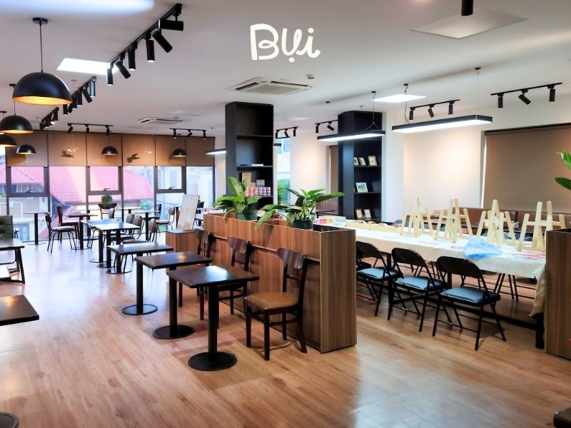 Môi trường học tại Bụi Nhỏ ở Cầu Giấy thoải mái, nuôi dưỡng sự sáng tạo