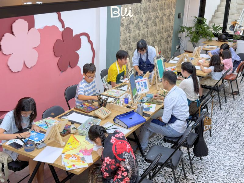 Lộ trình học vẽ cho bé từ cơ bản - nâng cao tại Bụi Nhỏ 