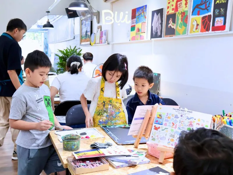 Lớp học vẽ cho bé Quận Tân Phú