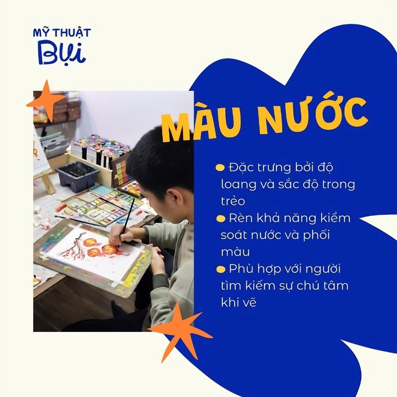 Lớp học vẽ màu nước