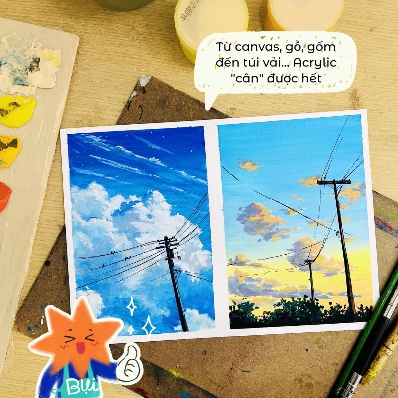 Lớp học vẽ Acrylic