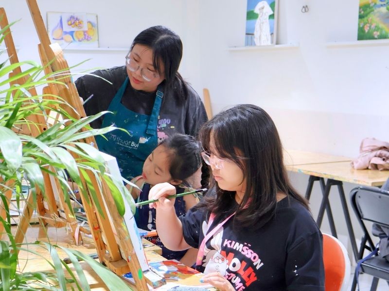 Mỹ Thuật Bụi là lớp học vẽ cho bé Quận 3