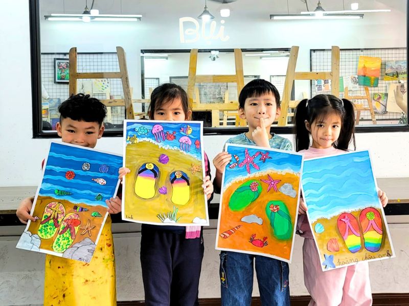 Phương pháp dạy vẽ cho bé tại Bụi Nhỏ