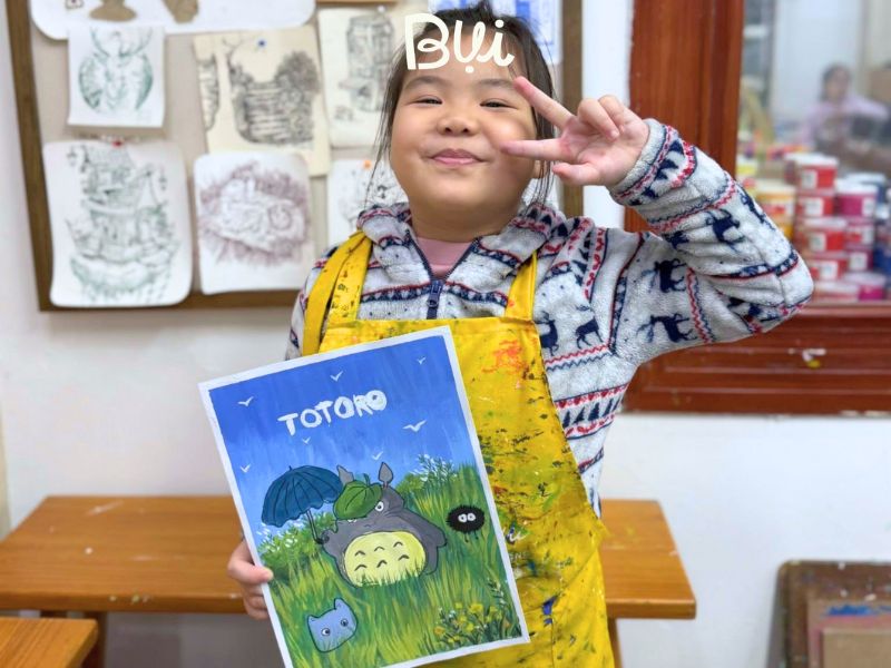 Lớp học vẽ cho bé Quận 7 giúp trẻ tăng tập trung và phát triển sáng tạo