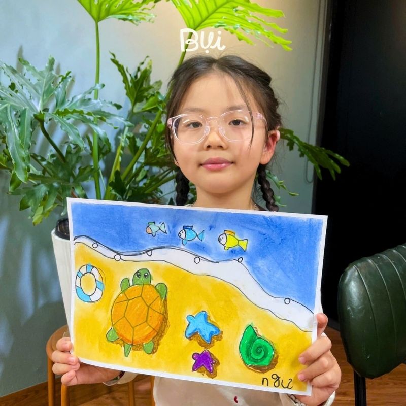 Tác phẩm học viên lớp Bụi Nhỏ cơ sở Thái Thịnh