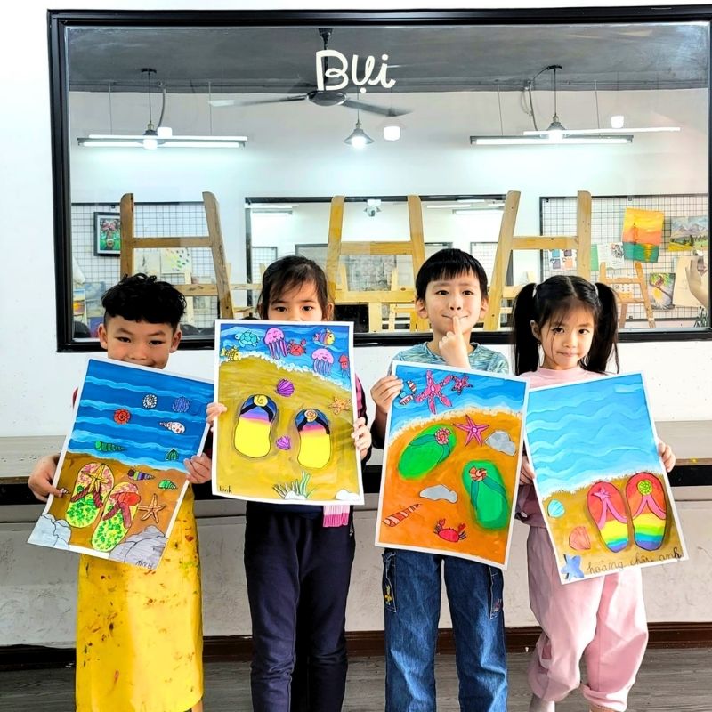 Tác phẩm học viên lớp Bụi Nhỏ cơ sở Thái Thịnh